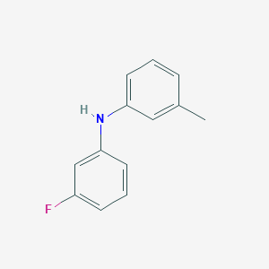 molecular formula C13H12FN B12972532 3-Fluoro-N-(m-tolyl)aniline 