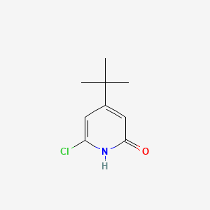 molecular formula C9H12ClNO B12972586 4-(tert-Butyl)-6-chloropyridin-2(1H)-one 