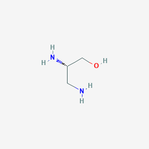 molecular formula C3H10N2O B12972622 (2s)-2,3-Diaminopropan-1-ol 