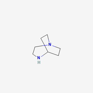 molecular formula C7H14N2 B1297267 1,4-Diazabicyclo[3.2.2]nonane CAS No. 283-38-5