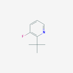 molecular formula C9H12FN B12972735 2-(Tert-butyl)-3-fluoropyridine 