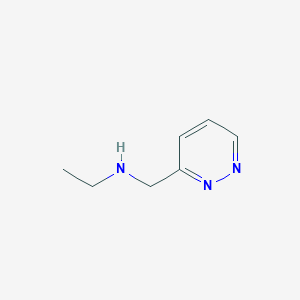 molecular formula C7H11N3 B12972740 N-(pyridazin-3-ylmethyl)ethanamine 