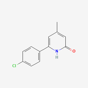 6-(4-chlorophenyl)-4-methylpyridin-2(1H)-one