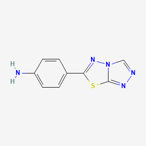 4-([1,2,4]Triazolo[3,4-b][1,3,4]thiadiazol-6-yl)aniline