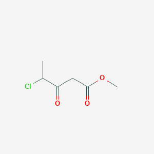 molecular formula C6H9ClO3 B129729 Methyl 4-chloro-3-oxopentanoate CAS No. 142556-36-3