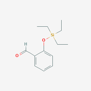 molecular formula C13H20O2Si B12972971 2-((Triethylsilyl)oxy)benzaldehyde 