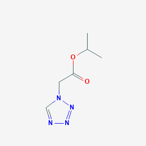 molecular formula C6H10N4O2 B129730 Propan-2-yl 2-(tetrazol-1-yl)acetate CAS No. 144774-73-2