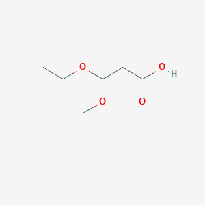 molecular formula C7H14O4 B1297302 3,3-Diethoxypropanoic acid CAS No. 6191-97-5