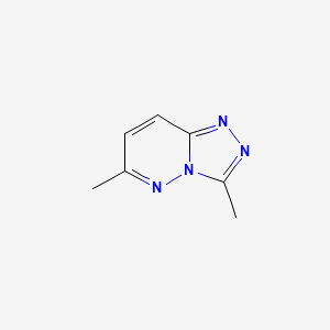 molecular formula C7H8N4 B12973043 3,6-Dimethyl-[1,2,4]triazolo[4,3-b]pyridazine CAS No. 58826-41-8