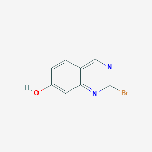 molecular formula C8H5BrN2O B12973049 2-Bromoquinazolin-7-ol 