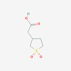 molecular formula C6H10O4S B1297313 2-(1,1-Dioxidotetrahydrothiophen-3-yl)acetic acid CAS No. 4785-66-4