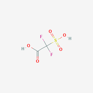 molecular formula C2H2F2O5S B1297316 Difluorosulfoacetic acid CAS No. 422-67-3