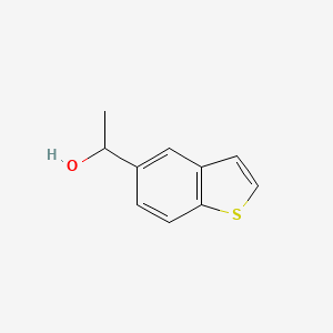 molecular formula C10H10OS B12973196 1-(Benzo[b]thiophen-5-yl)ethanol 