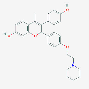 molecular formula C29H31NO4 B129732 rac-Acolbifene CAS No. 151533-34-5