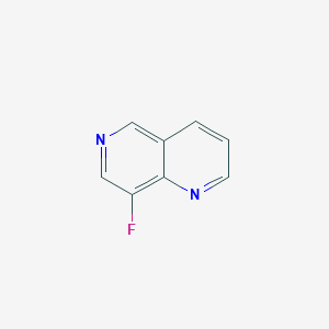 molecular formula C8H5FN2 B12973215 8-Fluoro-1,6-naphthyridine 