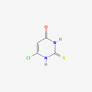 molecular formula C4H3ClN2OS B12973338 6-Chloro-2-thioxo-2,3-dihydropyrimidin-4(1H)-one CAS No. 120977-95-9