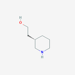 molecular formula C7H15NO B12973354 (S)-2-(Piperidin-3-yl)ethanol 