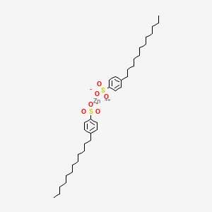 molecular formula C36H58O6S2Zn B12973480 Zinc(II) 4-dodecylbenzenesulfonate 