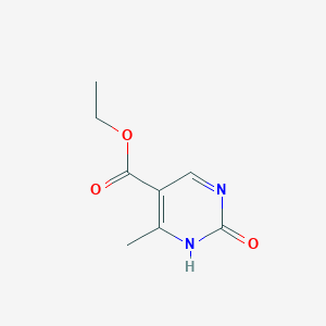molecular formula C8H10N2O3 B1297359 Ethyl 2-hydroxy-4-methylpyrimidine-5-carboxylate CAS No. 6214-64-8