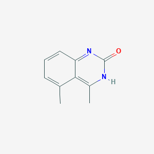 molecular formula C10H10N2O B12973644 4,5-Dimethylquinazolin-2(1H)-one 