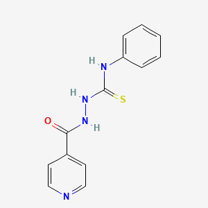 molecular formula C13H12N4OS B1297368 2-isonicotinoyl-N-phenylhydrazinecarbothioamide CAS No. 6954-50-3