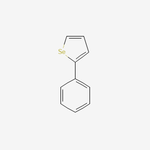 molecular formula C10H8Se B12973709 2-Phenylselenophene CAS No. 53390-84-4