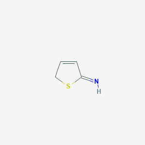 molecular formula C4H5NS B12973717 Thiophen-2(5h)-imine 