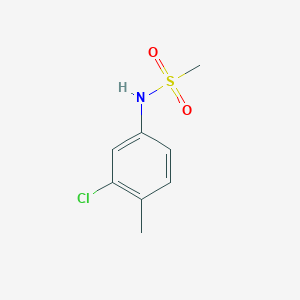 molecular formula C8H10ClNO2S B1297377 N-(3-chloro-4-methylphenyl)methanesulfonamide CAS No. 71270-61-6