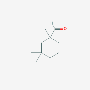 molecular formula C10H18O B129738 1,3,3-Trimethylcyclohexane-1-carbaldehyde CAS No. 140423-45-6