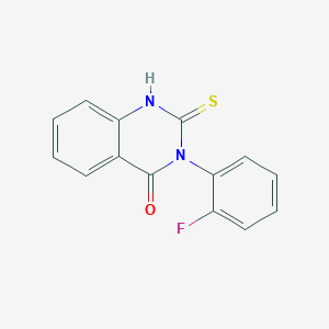 3-(2-fluorophenyl)-2-thioxo-2,3-dihydroquinazolin-4(1H)-one