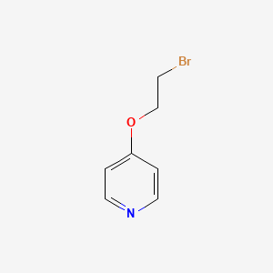molecular formula C7H8BrNO B12973867 4-(2-Bromoethoxy)pyridine 
