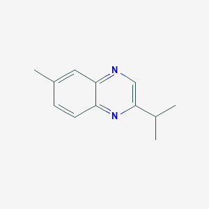 molecular formula C12H14N2 B129739 2-Isopropyl-6-methylquinoxaline CAS No. 149179-66-8