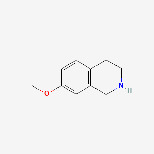 molecular formula C10H13NO B1297395 7-Methoxy-1,2,3,4-tetrahydroisoquinoline CAS No. 43207-78-9