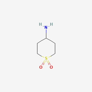 molecular formula C5H11NO2S B1297399 4-Aminotetrahydro-2H-thiopyran 1,1-dioxide CAS No. 210240-20-3