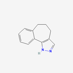 molecular formula C12H12N2 B1297400 1,4,5,6-Tetrahydro-1,2-diaza-benzo[e]azulene 