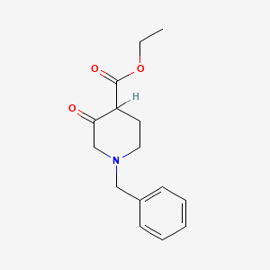 molecular formula C15H19NO3 B1297405 Ethyl 1-benzyl-3-oxopiperidine-4-carboxylate CAS No. 39514-19-7