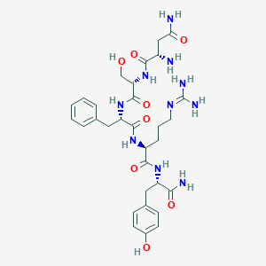 molecular formula C31H44N10O8 B129741 Asfry-NH2 CAS No. 151937-05-2