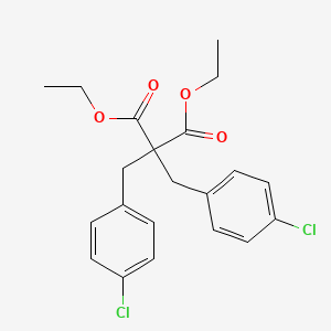 Diethyl 2,2-bis[(4-chlorophenyl)methyl]propanedioate