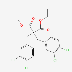molecular formula C21H20Cl4O4 B1297415 Diethyl bis(3,4-dichlorobenzyl)malonate CAS No. 57197-27-0