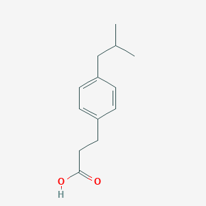molecular formula C13H18O2 B129742 3-(4-Isobutylphenyl)propanoic acid CAS No. 65322-85-2