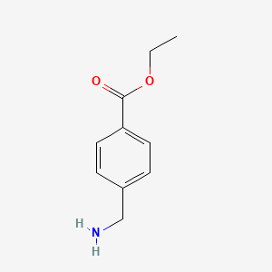molecular formula C10H13NO2 B1297436 4-(氨甲基)苯甲酸乙酯 CAS No. 366-84-7