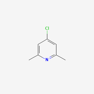 molecular formula C7H8ClN B1297441 4-Chloro-2,6-dimethylpyridine CAS No. 3512-75-2