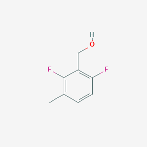 molecular formula C8H8F2O B1297442 (2,6-Difluoro-3-methylphenyl)methanol CAS No. 261763-40-0