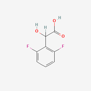 molecular formula C8H6F2O3 B1297448 2,6-Difluoromandelic acid CAS No. 207981-50-8