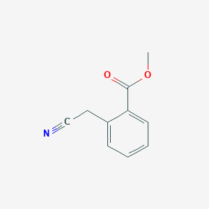 molecular formula C10H9NO2 B1297451 Methyl 2-(cyanomethyl)benzoate CAS No. 5597-04-6