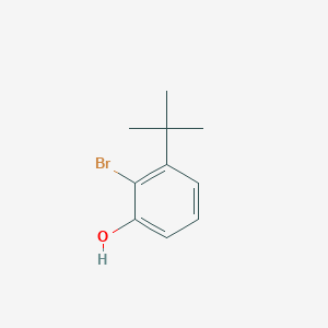 molecular formula C10H13BrO B12974535 2-Bromo-3-tert-butylphenol 