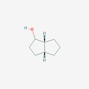 molecular formula C8H14O B12974561 Rel-(3aR,6aR)-octahydropentalen-1-ol 