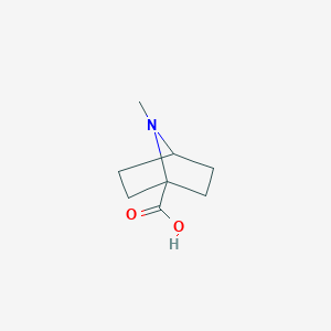 molecular formula C8H13NO2 B12974582 7-Methyl-7-azabicyclo[2.2.1]heptane-1-carboxylic acid 