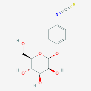 molecular formula C13H15NO6S B129746 4-异硫氰酸苯基α-D-甘露糖吡喃苷 CAS No. 96345-79-8