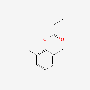 molecular formula C11H14O2 B12974662 2,6-Dimethylphenyl propionate 